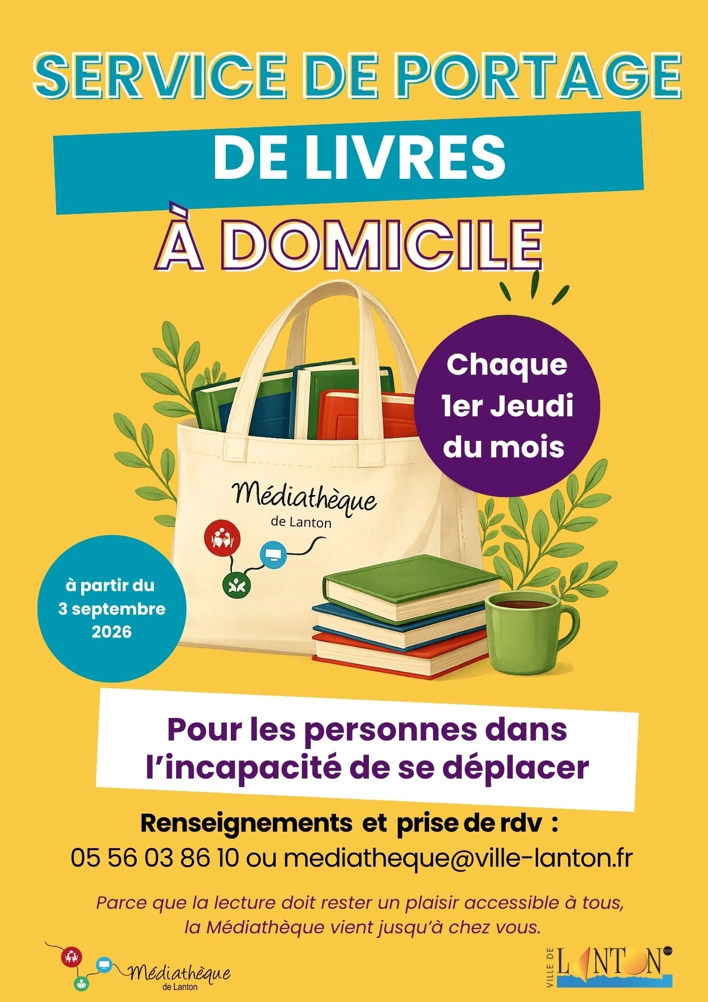 Service de portage de livres