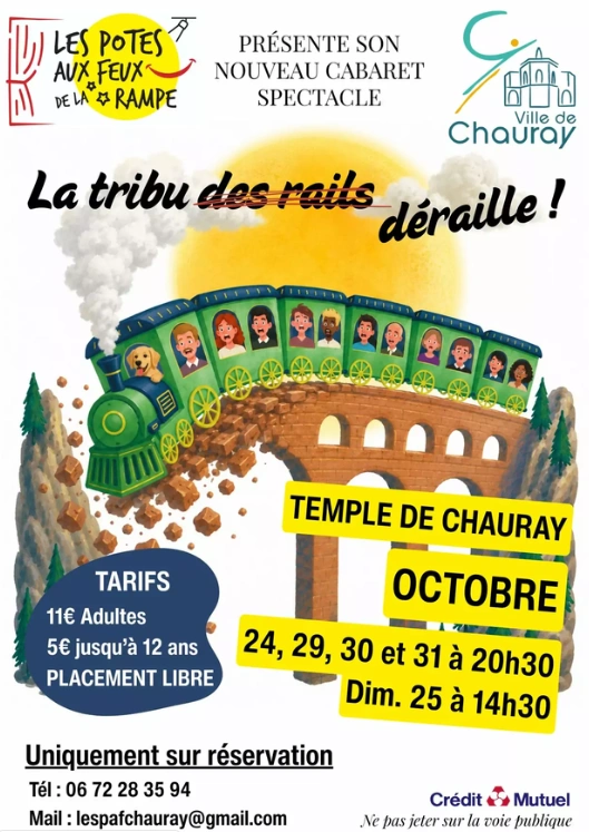 Spectacle : " La tribu déraille " à Niort