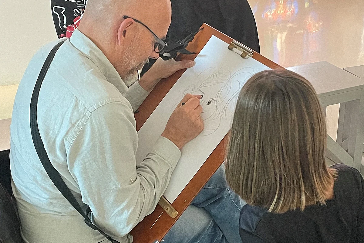 Musée du Vitrail, Le portrait autrement avec David Gribouille