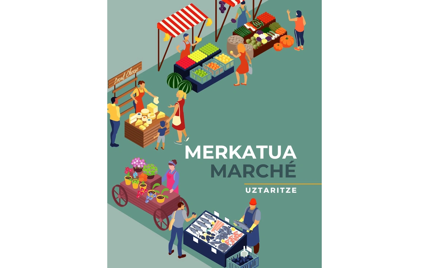 Marché aux produits locaux