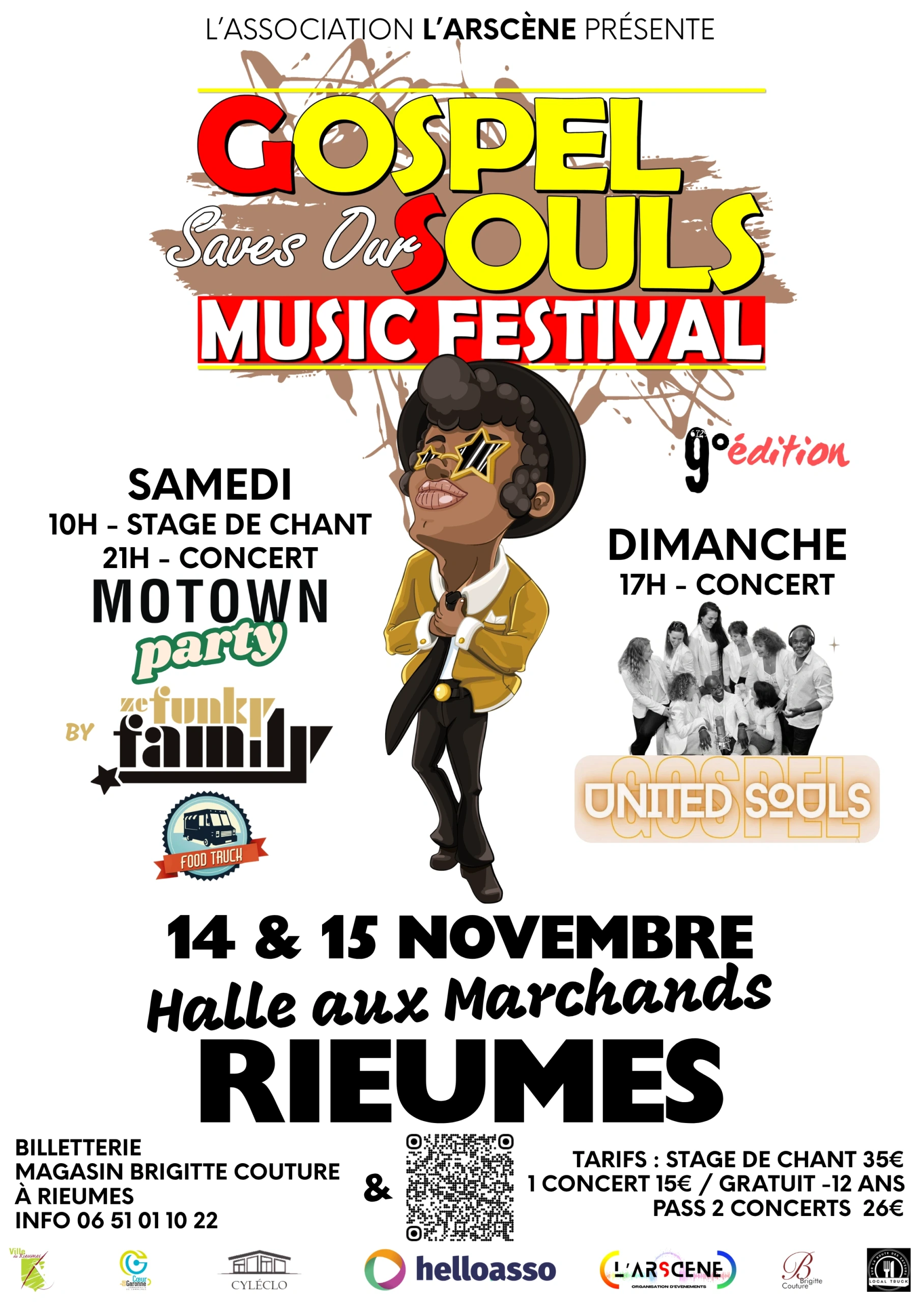 9ÈME ÉDITION DU FESTIVAL GOSPEL SAVES OUR SOULS