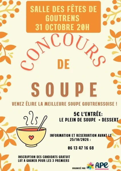 Concours de soupe de l'APE