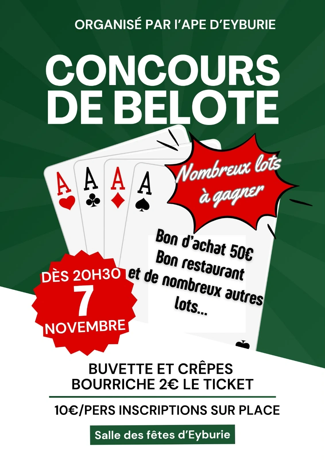 Concours de Beloe de l'APE