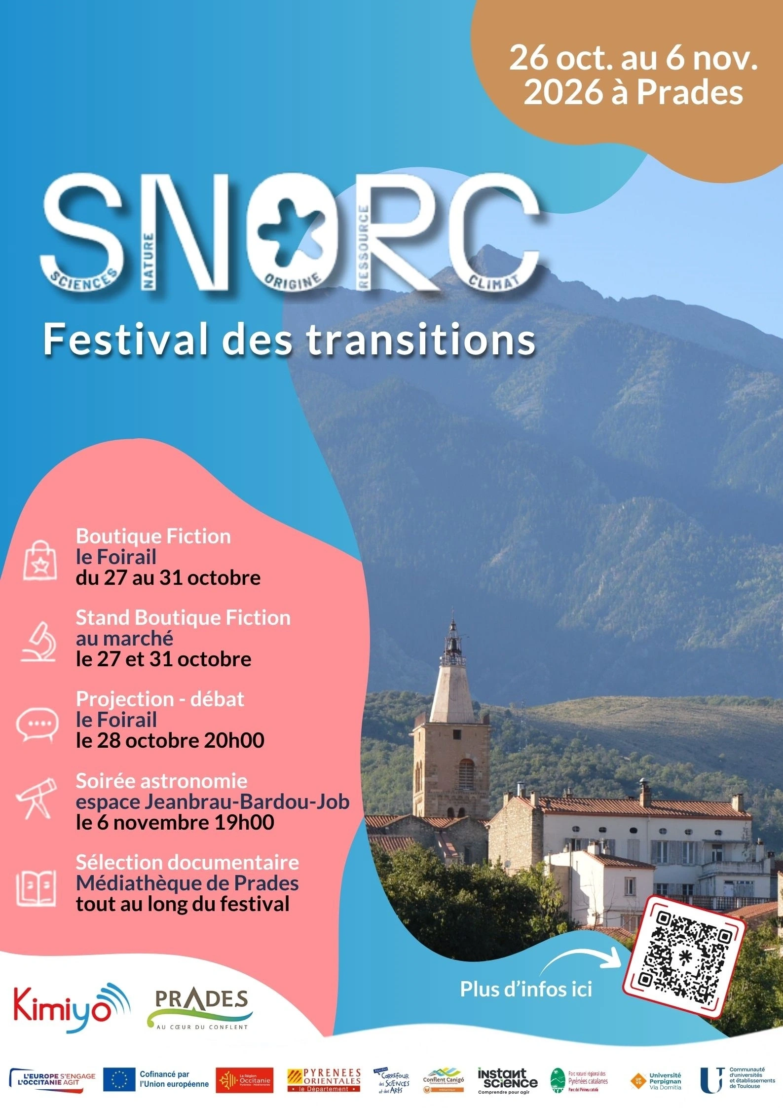 FESTIVAL SCIENCES, NATURE, ORIGINE, RESSOURCE, CLIMAT (SNORC)