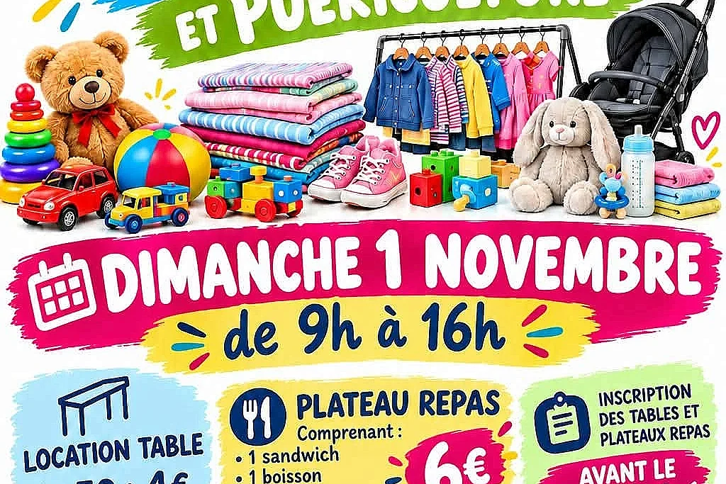 Bourse aux jouets, vêtements enfants et puériculture à Beffes
