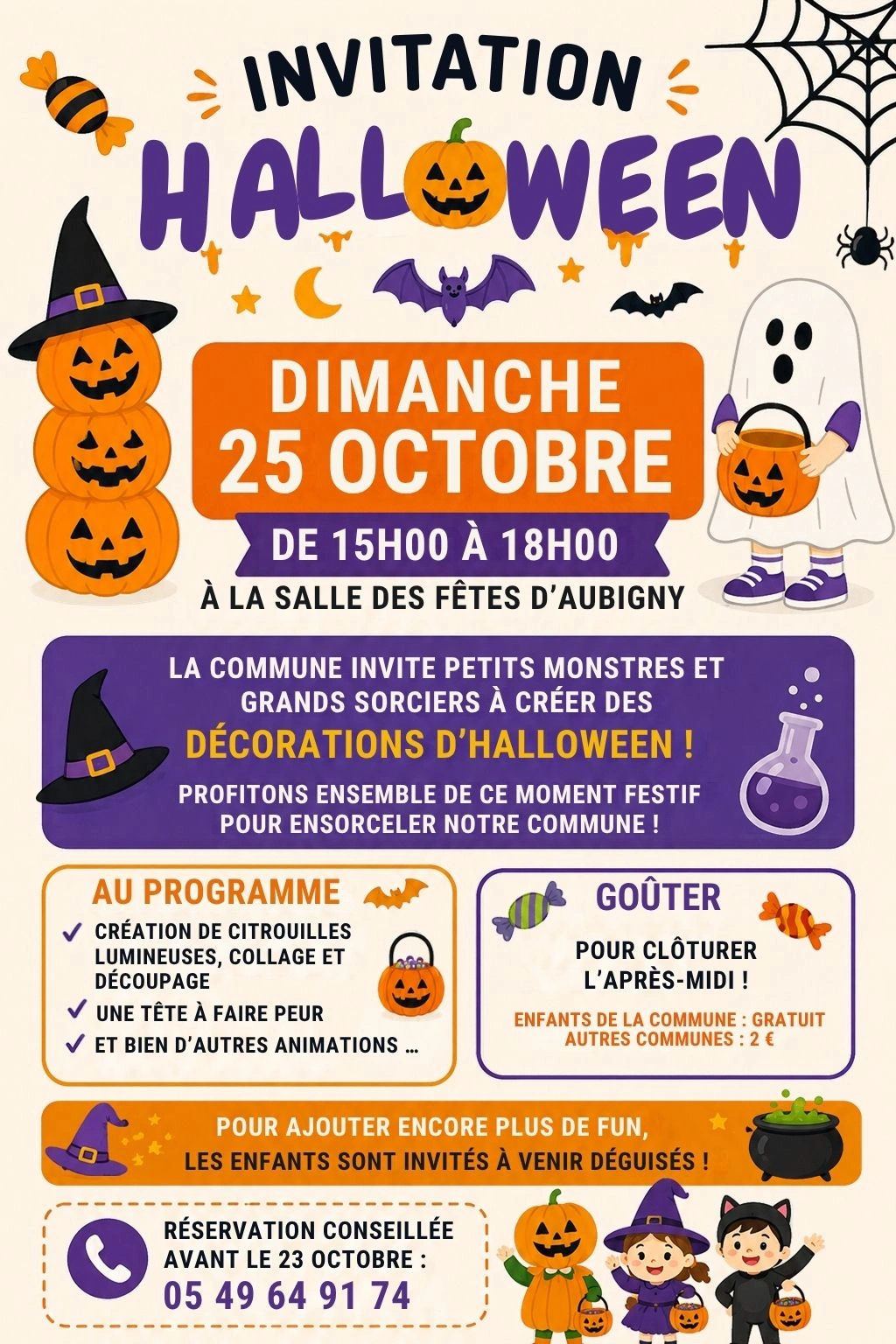 Célèbrez Halloween à Aubigny !