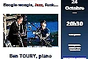 CONCERT Boogies-Woogies Jazz Funk - Ben TOURY et Johann FIOT