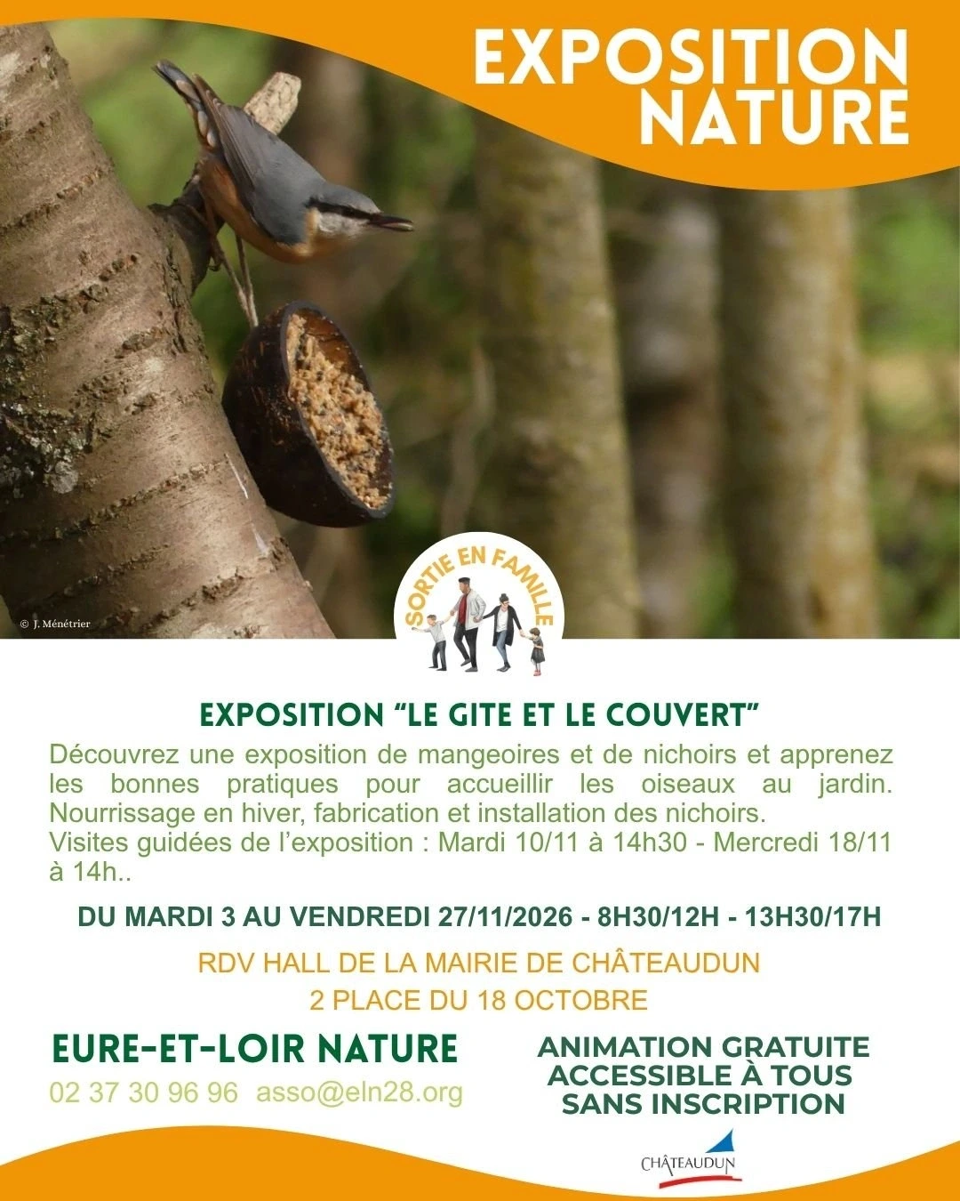 Exposition nature - Le gîte et le couvert
