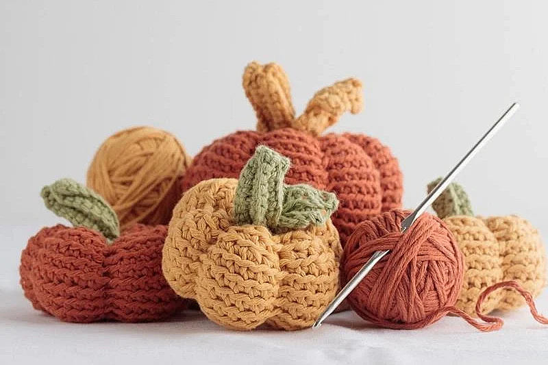 Atelier crochet citrouille