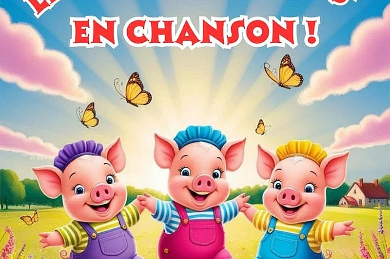 Spectacle jeune public - Les Trois P'tits Cochons en chanson !