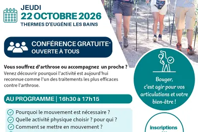 Journée arthrose et mouvement