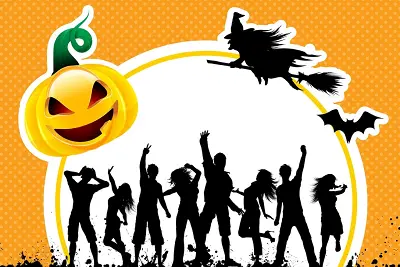 Le Bhalloween des pompiers et son feu d'artifice