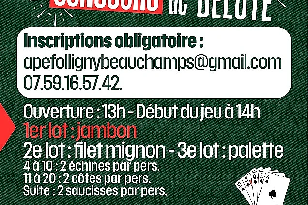 Concours de belote