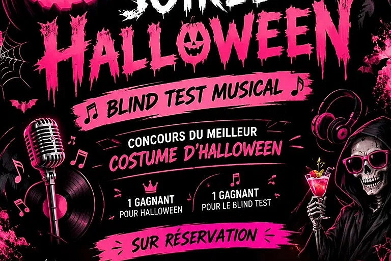 Soirée blind test d'halloween