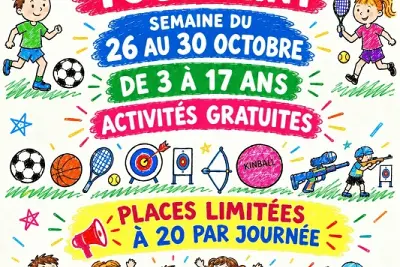 Stages sportifs vacances de la Toussaint - De 3 à 17 ans