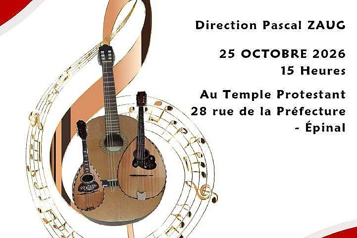 Concert exceptionnel de l'Orchestre de Mandolines et Guitares de Remiremont