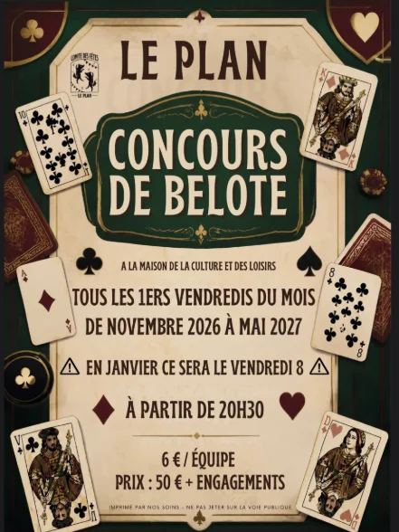 CONCOURS DE BELOTE