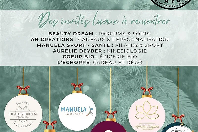 Marché de Noël à la boutique "Au Fil des Saisons"