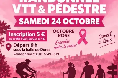 Randonnée pédestre et VTT "octobre rose"
