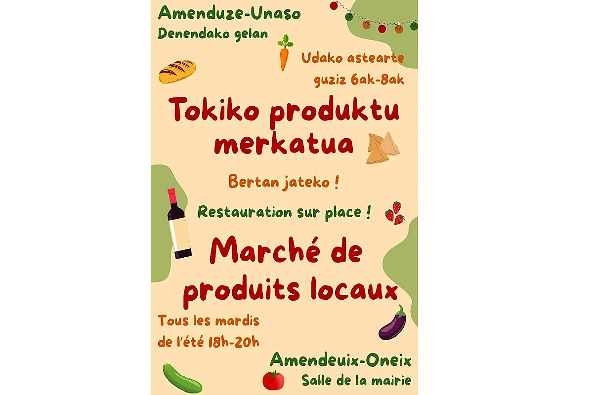 Marché de produits locaux