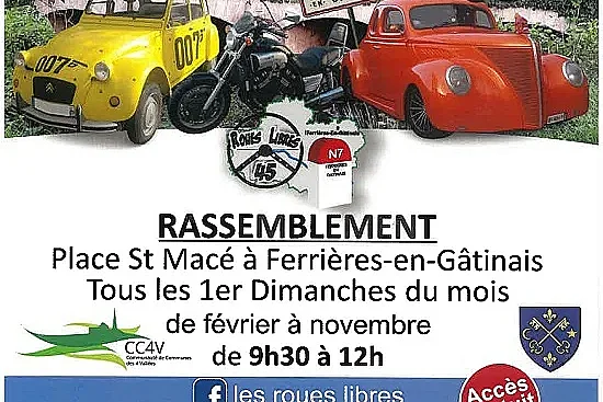 Rassemblement de voitures anciennes