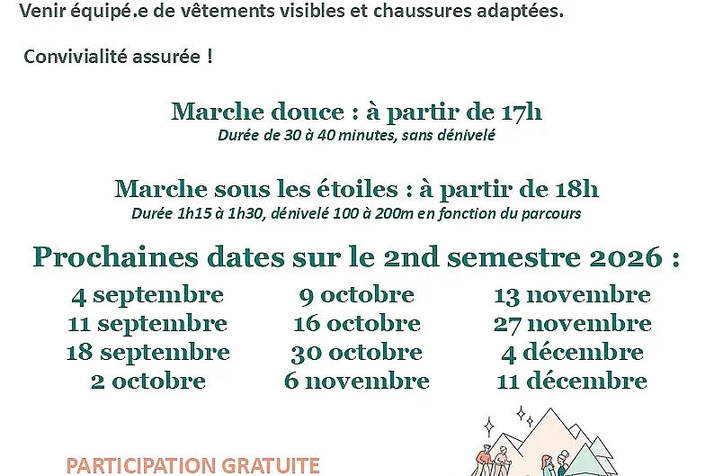 Marche sous les étoiles