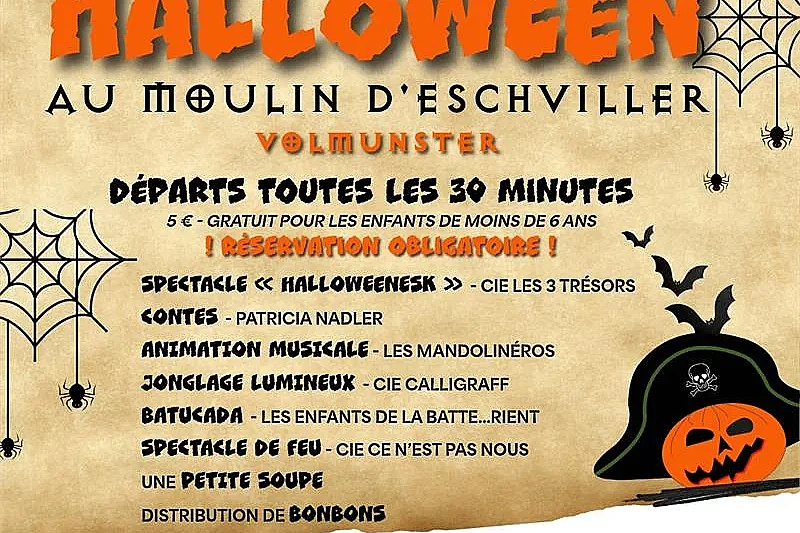 Soirée Halloween au Moulin d'Eschviller