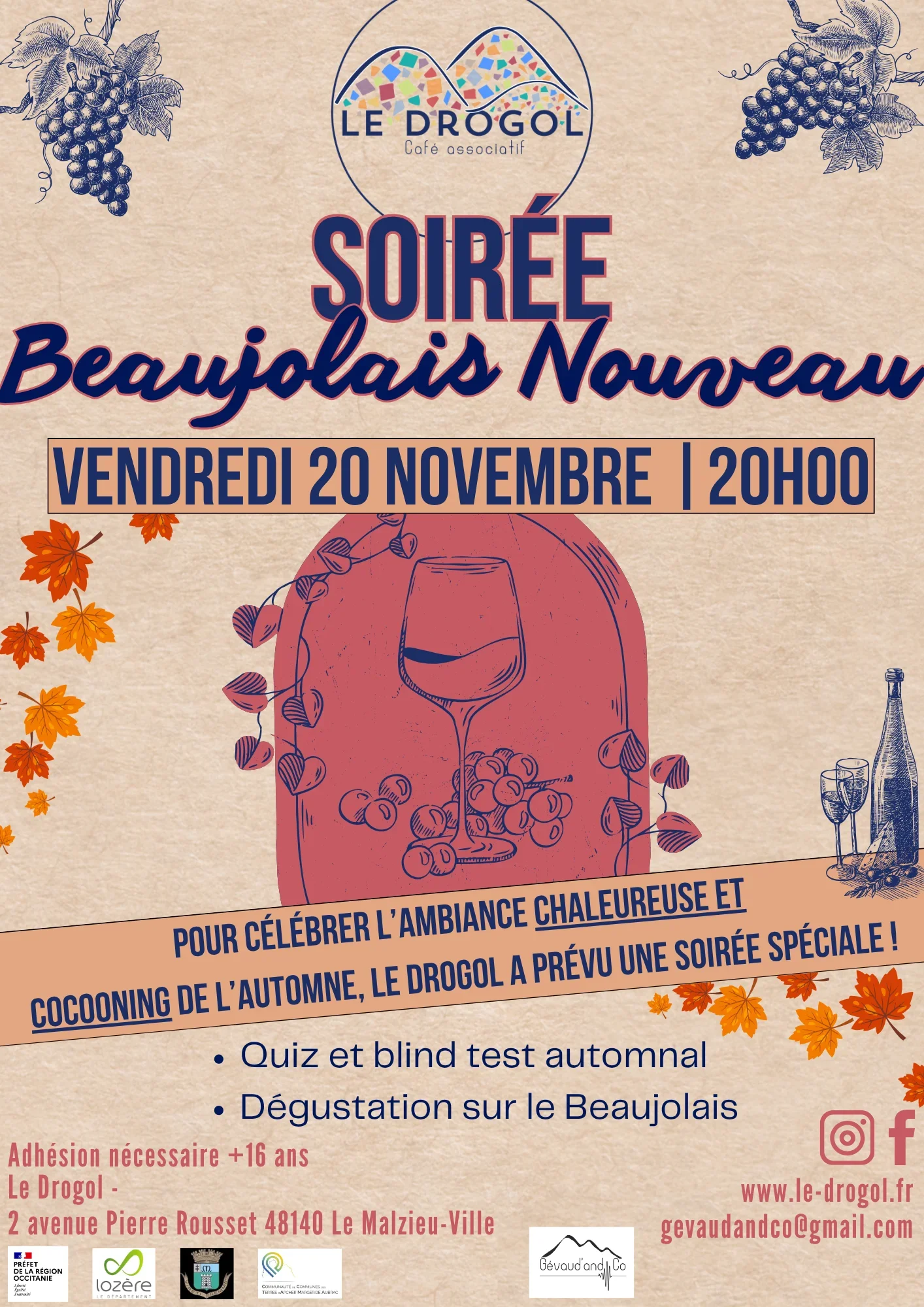 SOIRÉE BEAUJOLAIS NOUVEAU
