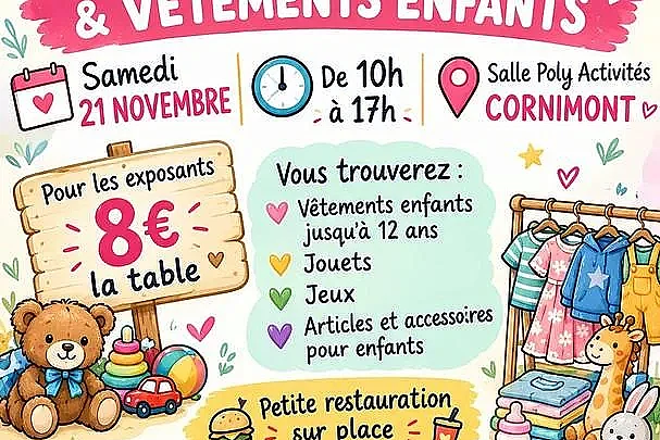 Bourse aux jouets et articles de puériculture