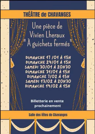 Théâtre : "À guichets fermés"