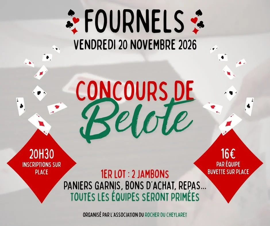 CONCOURS DE BELOTE