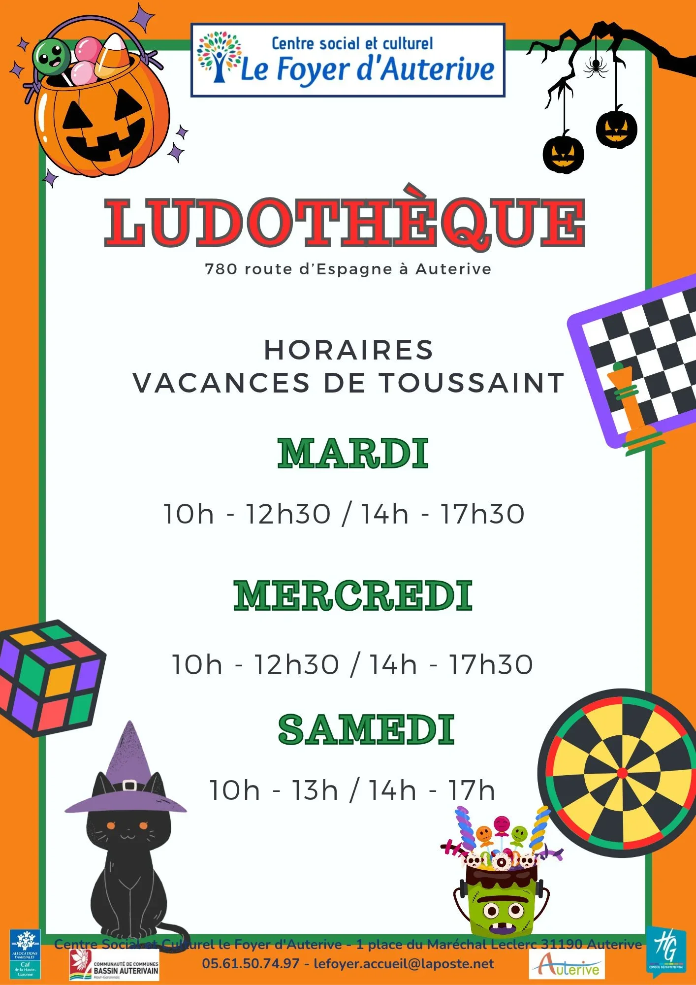 LUDOTHÈQUE DU CENTRE SOCIAL ET CULTUREL LE FOYER D'AUTERIVE