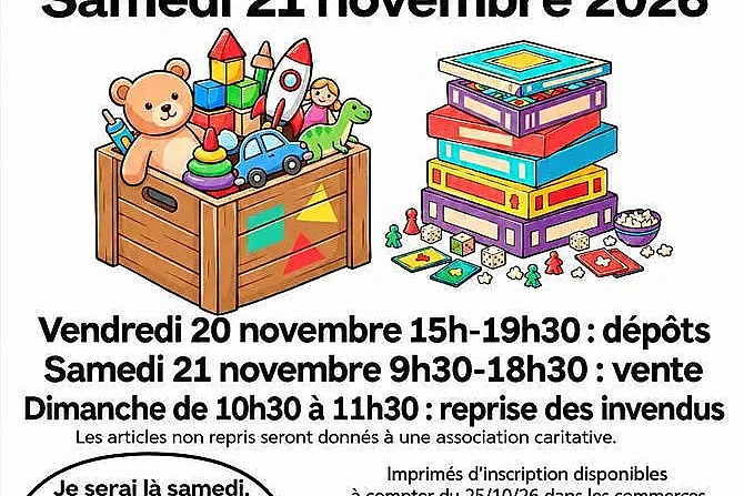 Bourse aux jouets
