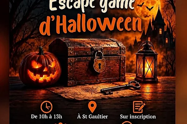 Escape game d'Halloween à Saint Gaultier.