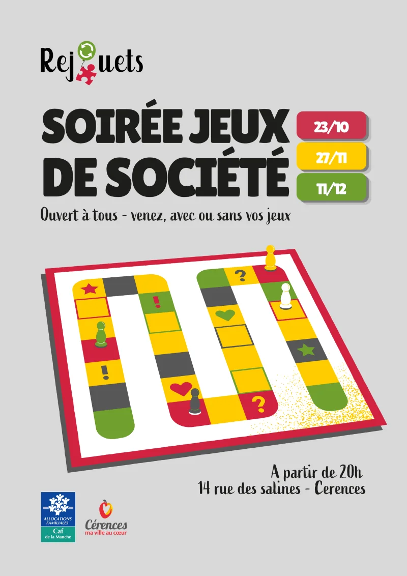 Soirée jeux de société