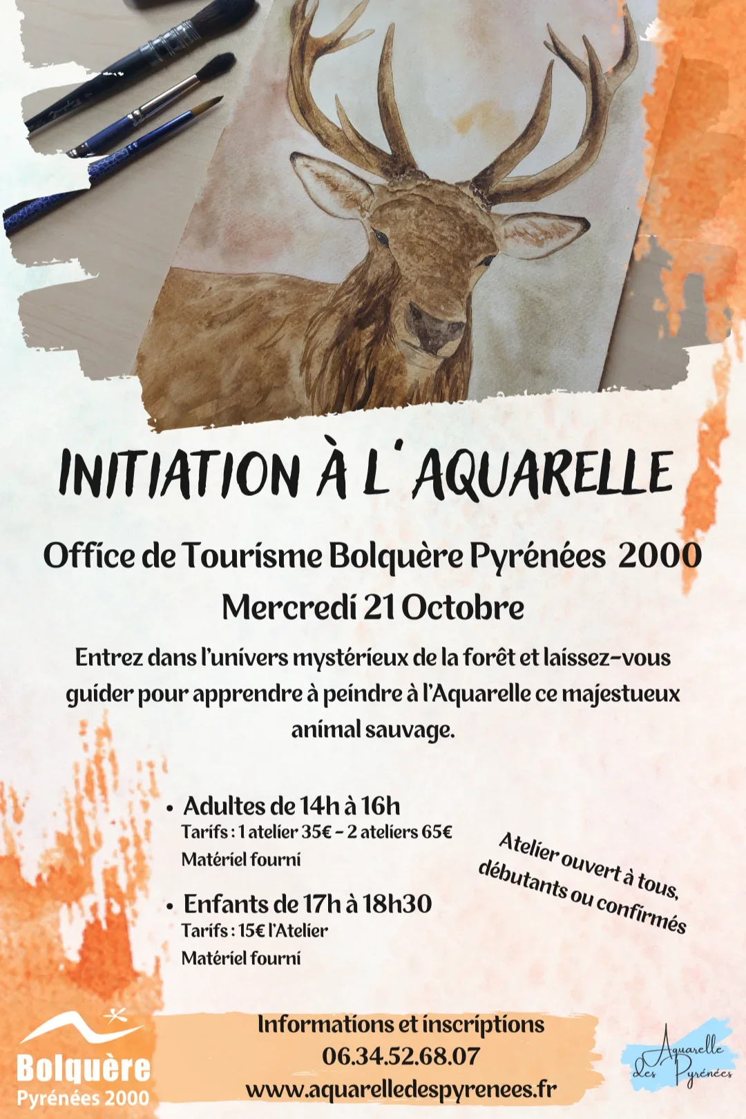 INITIATION A L'AQUARELLE ADULTE