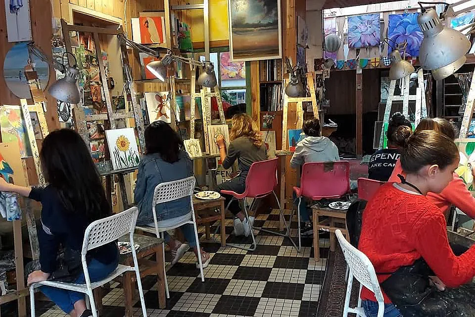 L’atelier bleu, vert, mer - Stage de peinture et de dessin