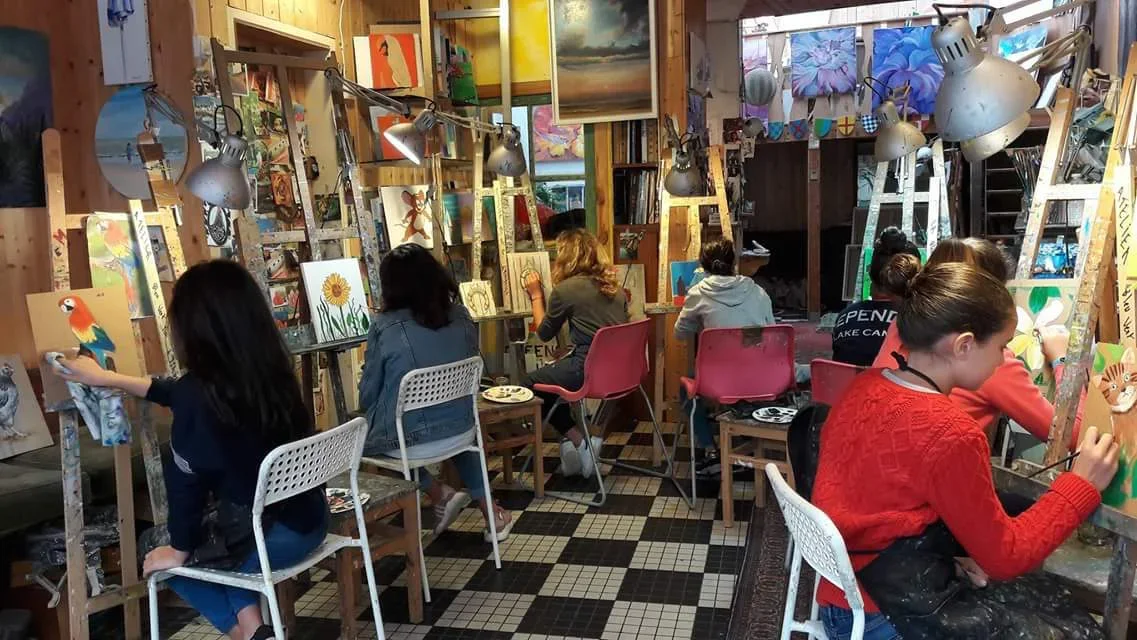 L’atelier bleu, vert, mer - Stage de peinture et de dessin