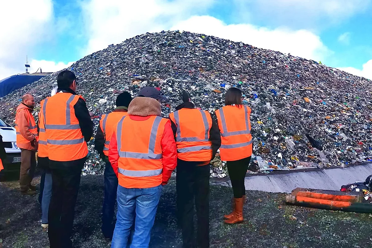 Visite du centre d'enfouissement