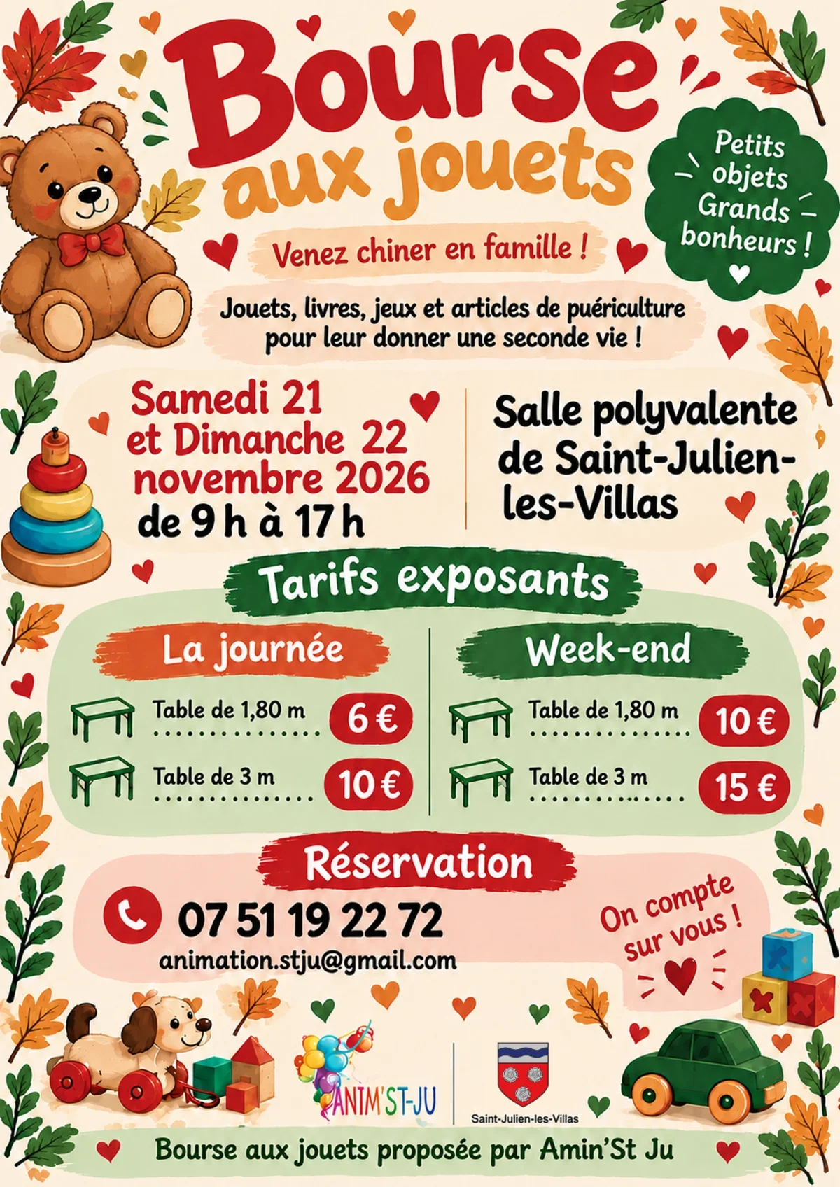Bourse aux jouets