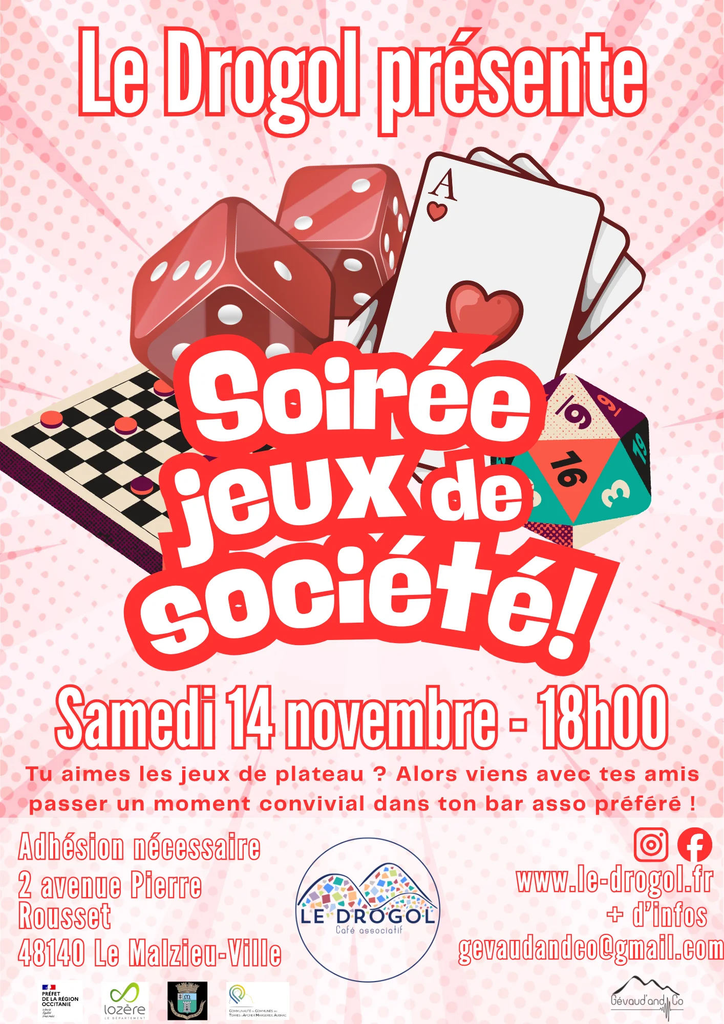 SOIRÉE JEUX DE SOCIÉTÉ
