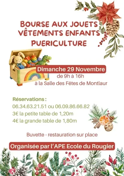 Bourse aux jouets et puériculture