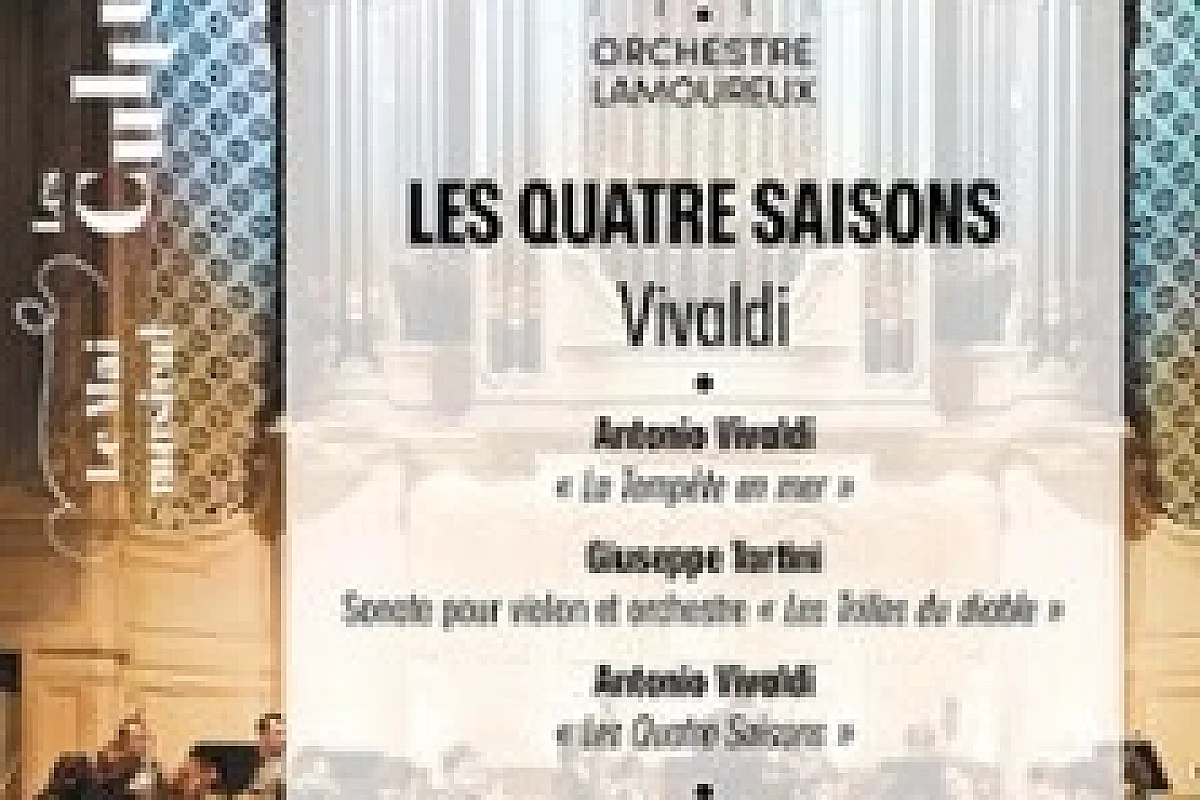 Concert Vivaldi, Orchestre Lamoureux - Orangerie du Parc de Bagatelle, Paris