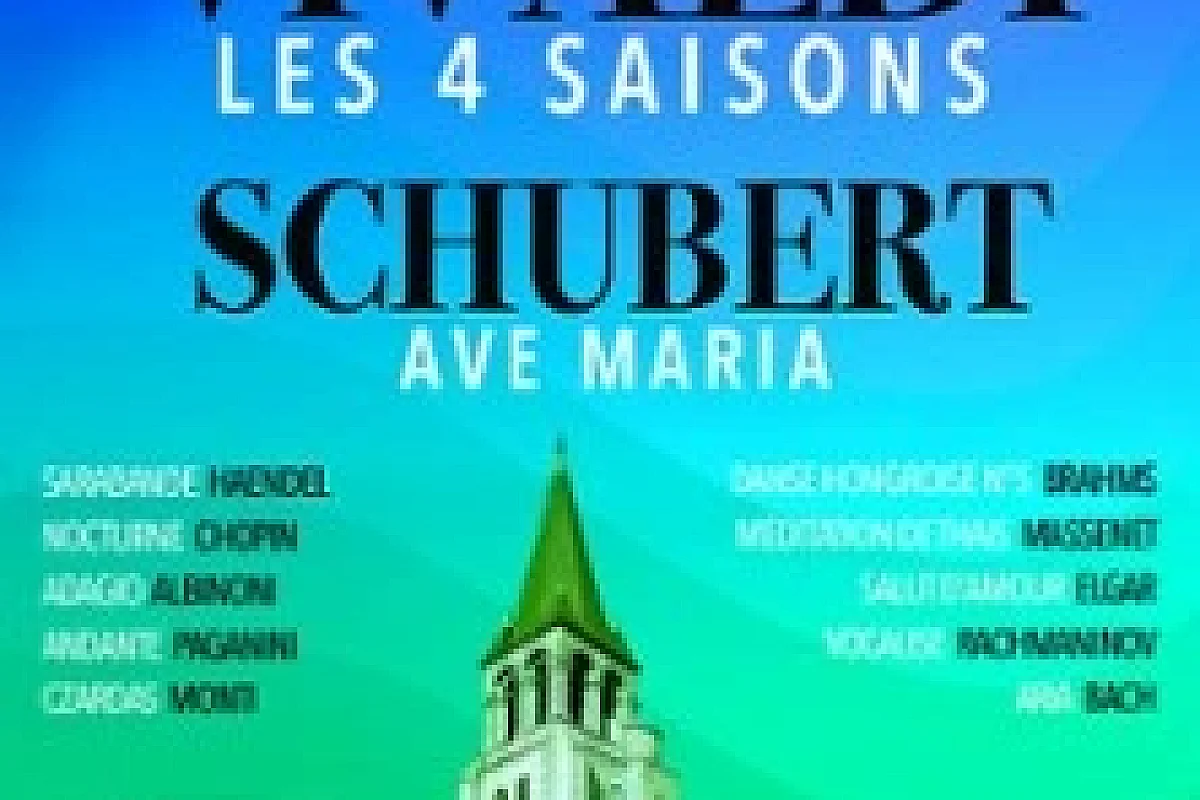 Les 4 Saisons de Vivaldi Extraits, Ave Maria et Célèbres Adagios - Eglise Saint-Germain-des-Prés